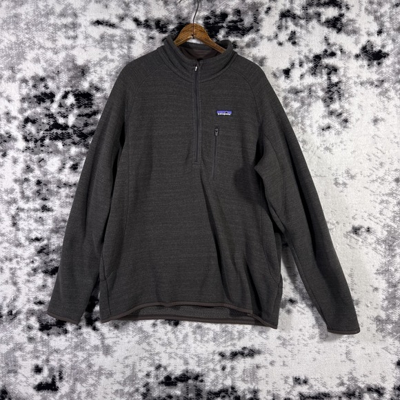 Patagonia Other - Patagonia Better Sweater 1/4 Zip Mens Size Extra Large Brown Chest Zip Gorp